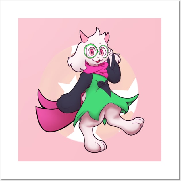 Ralsei! Wall Art by ZoruaByDefault